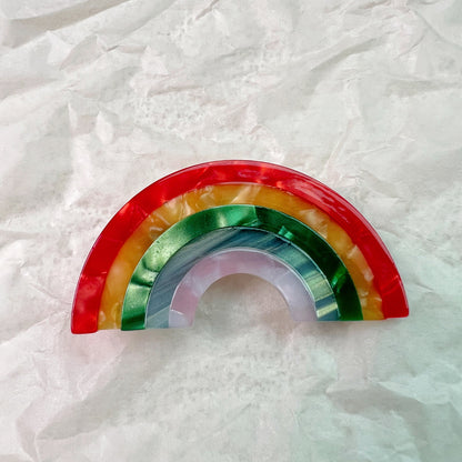 Beau - Acetate Rainbow Hair Clip