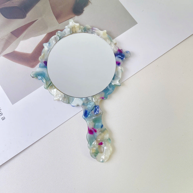 Mirroray - Princess-Style Acetate Hand Mirror