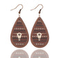 Earedge - Western Geometric Teardrop Earrings
