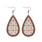 Earedge - Floral Teardrop Drop Earrings
