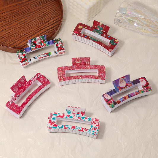 Beau - Cute Christmas Print Hair Clip