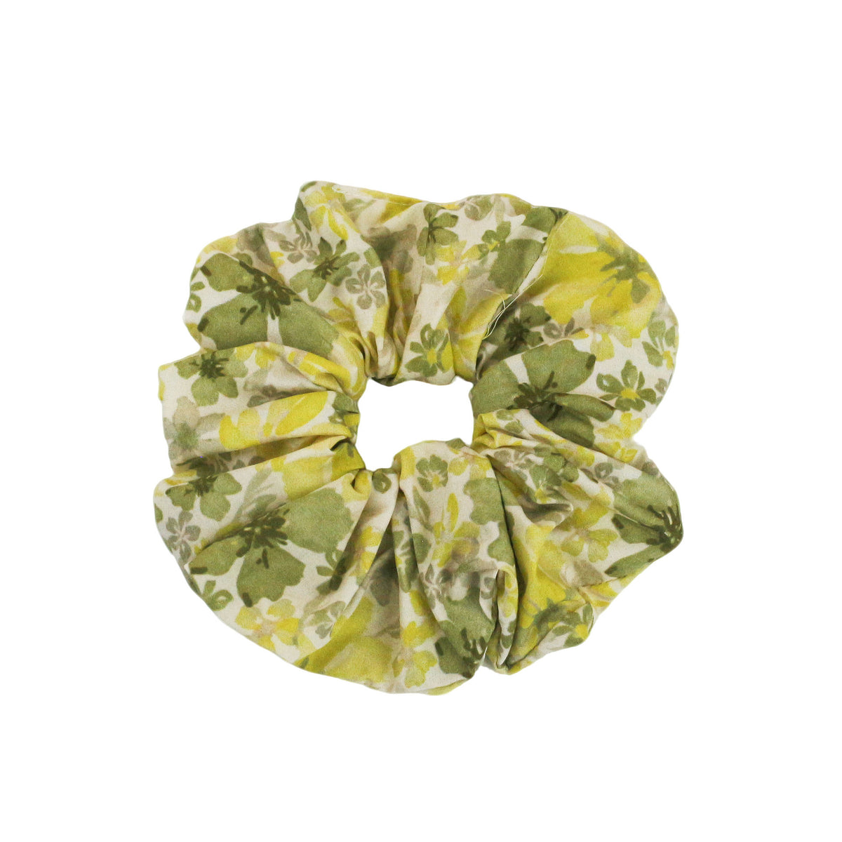 法式油画风碎花大肠发圈清新布艺印花少女扎头发皮筋发饰货源批发