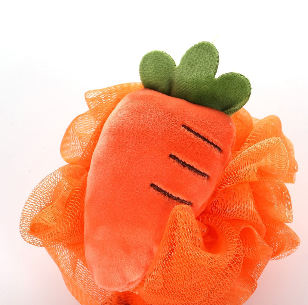 PAPO - Cute Fruit-Shaped Bath Pouf