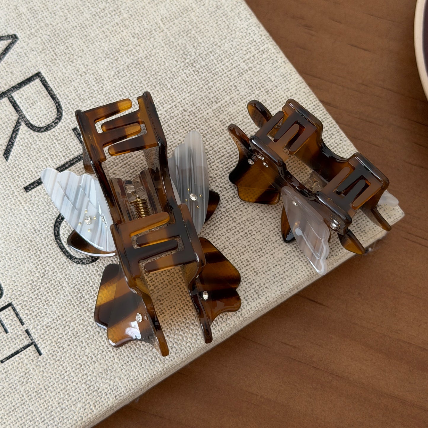 卡通飞天小马醋酸发夹气质百搭抓夹后脑勺盘发鲨鱼夹半扎马尾发饰