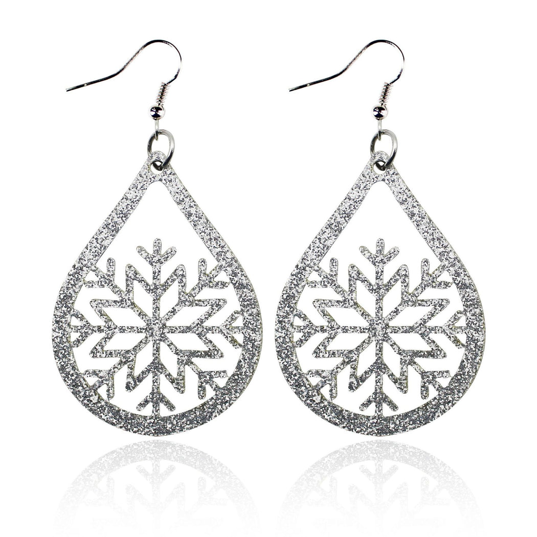 Earedge - Christmas Snowman Drop Earrings