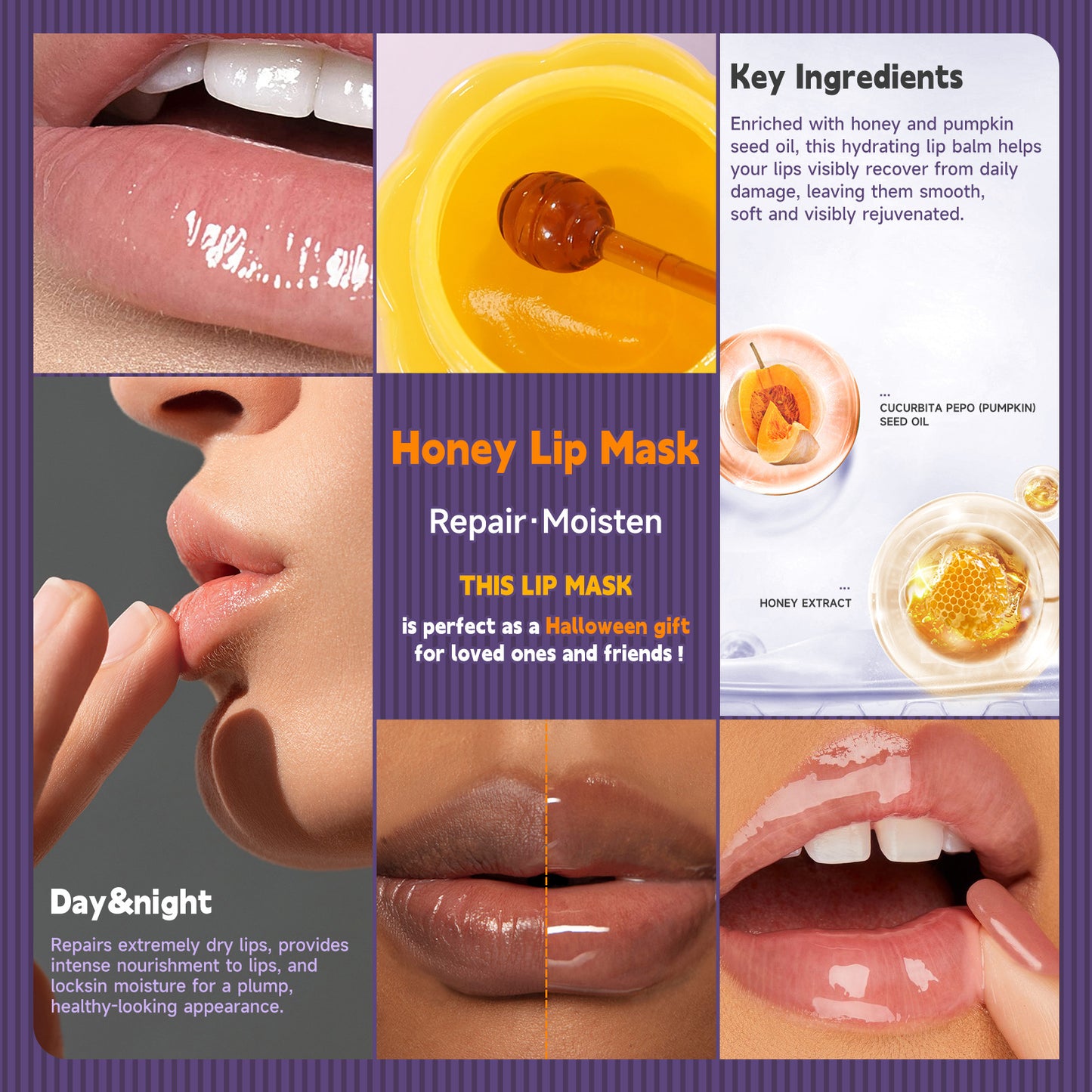 Royues - HONEY PUMPKIN LIP MASK COFFRET