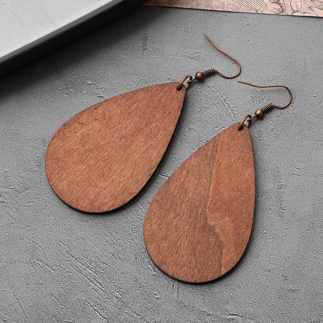Earedge - Western Geometric Teardrop Earrings