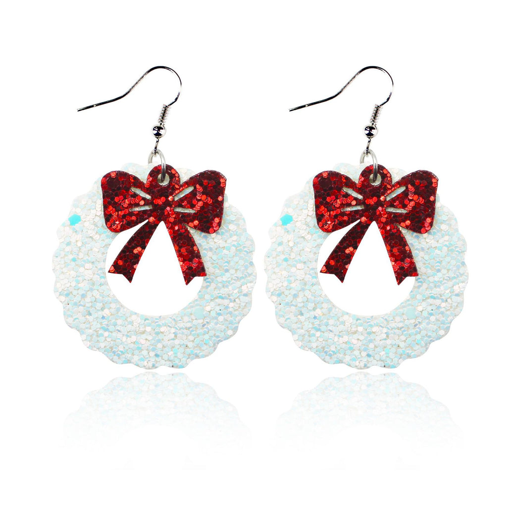 Earedge - Christmas Snowman Drop Earrings