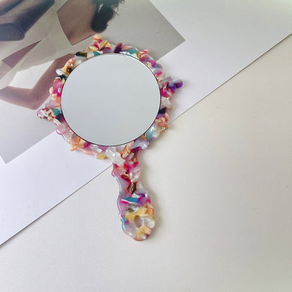 Mirroray - Princess-Style Acetate Hand Mirror