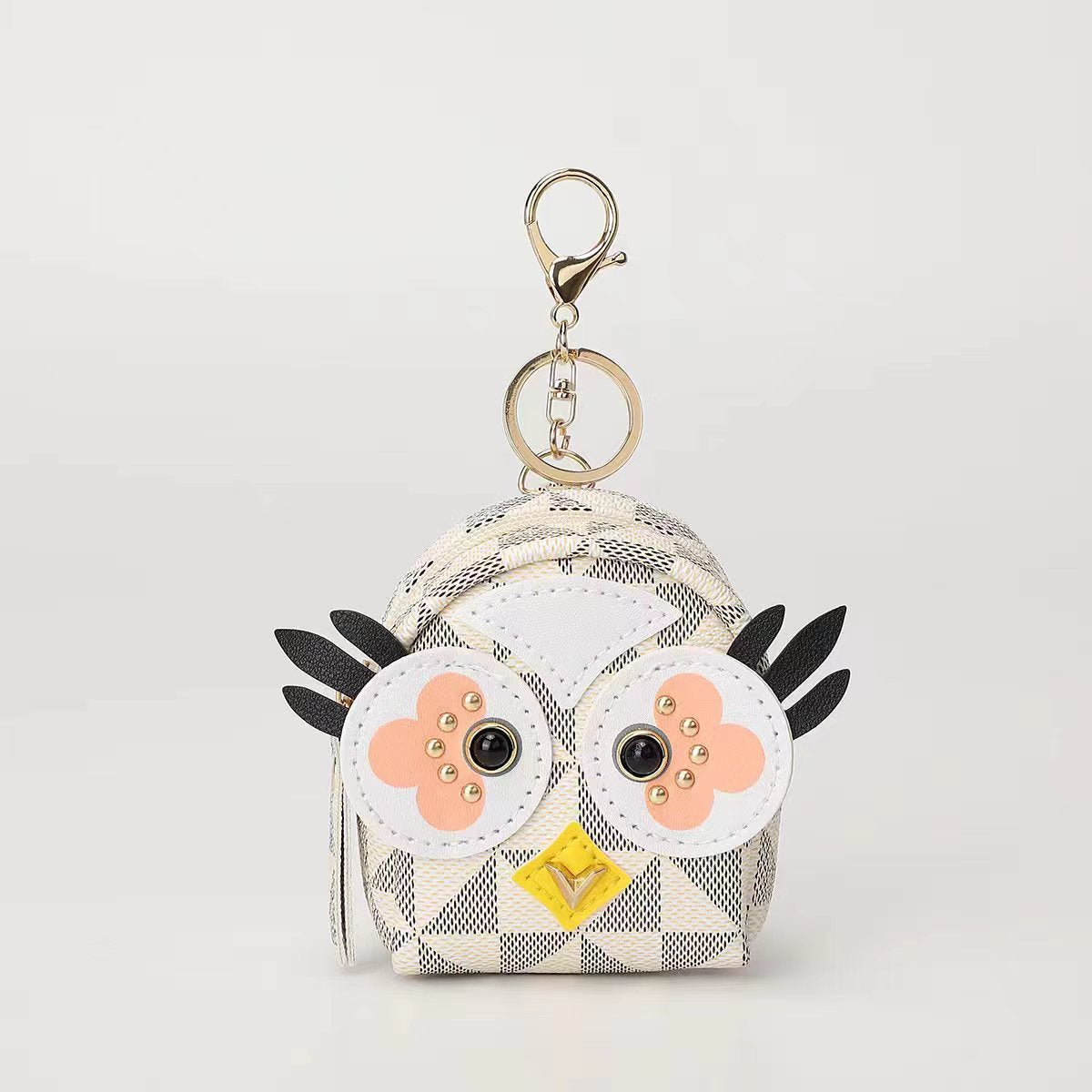 Bacio - Owl Coin Purse with Keychain Charm