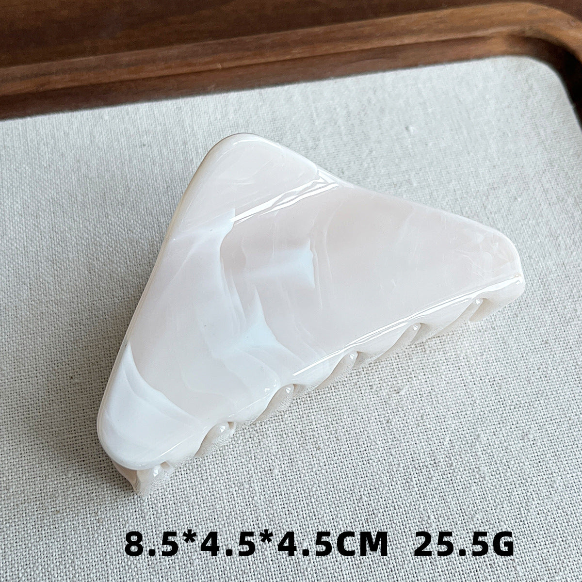 亚马逊塑料热销 高级感简约几何三角形女生后脑勺发饰发夹鲨鱼夹