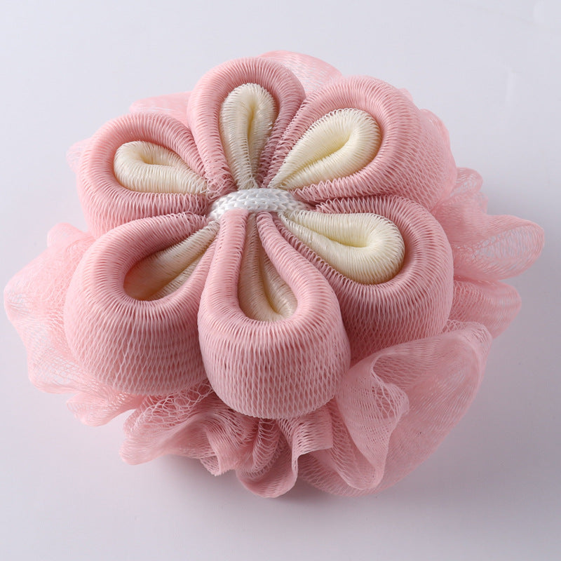 PAPO-  Flower Shower Pouf Premium Quality and Rich Foaming