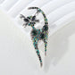 Brovia - Cat Silhouette Accent Brooch