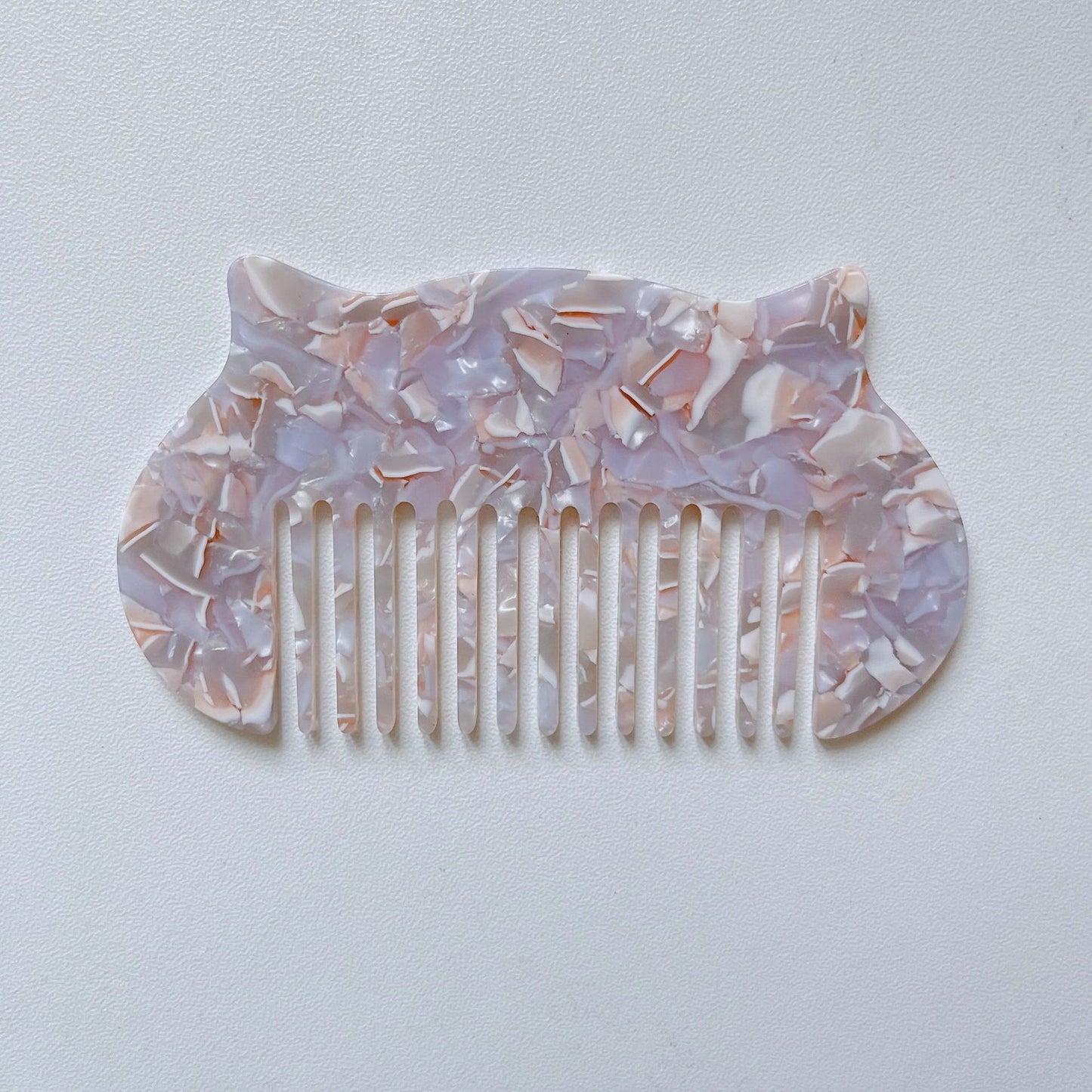 Cat Head Shaped Mini Acetate Comb