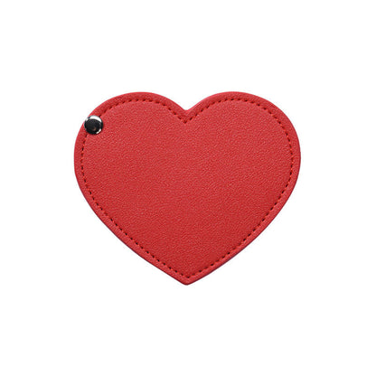 Mirroray - Elegant PU Leather Heart Folding Mirror
