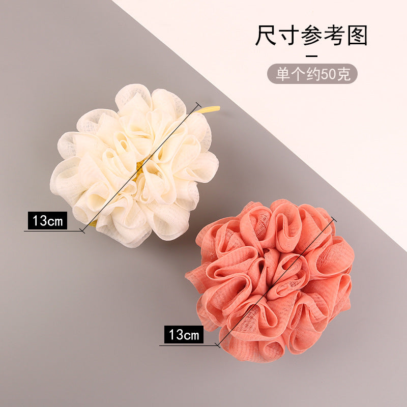 巾派可爱儿童沐浴球花不散耐用去污强力成人家用洗澡泡沫球网柔软