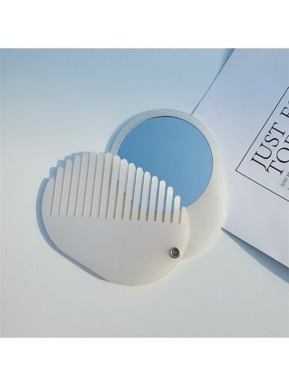 Camerow - 2 in 1 Makeup Mirror Comb