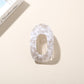 Beau - Flat Curved Oval Acetate Hair Clip