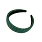 Gifty - Wide Polka Dot Fabric Covered Women's Headband