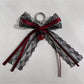 Keypus - Y2K Style Lace Bow Heart Keychain Bag Charm