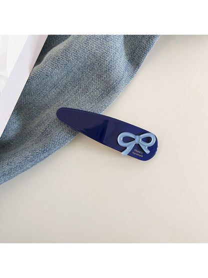 Beau - Solid Color Teardrop Hair Clip