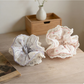 Gifty - Ruffled Lace Strawberry Hair Scrunchie