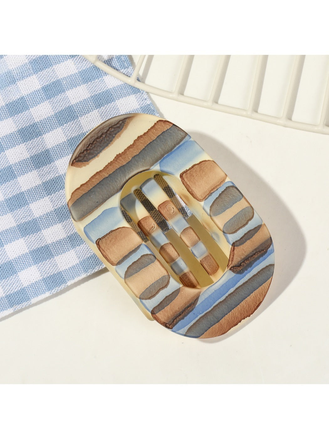 Beau - Colorful Oval Hair Clips