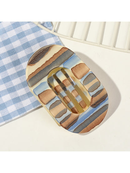Beau - Colorful Oval Hair Clips