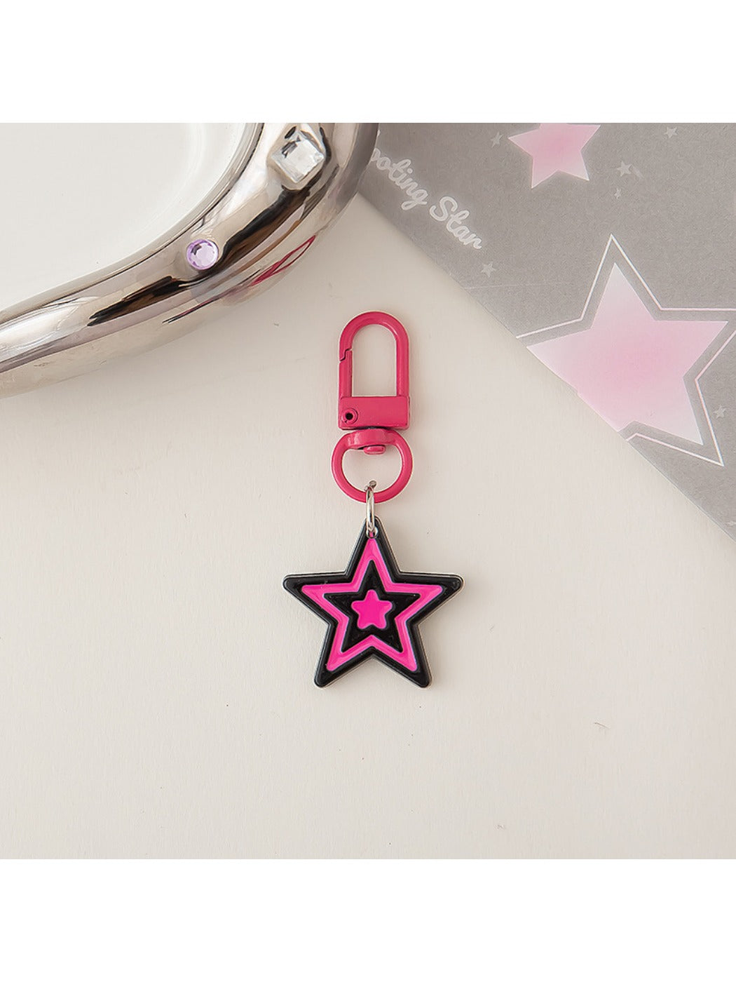Keypus - Sweet-Cool Star Pendant Keychain