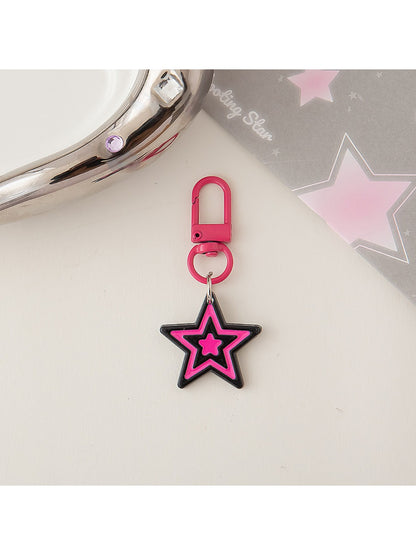 Keypus - Sweet-Cool Star Pendant Keychain