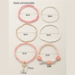 Lovra - Heart Key Charm Beaded Style Bracelet