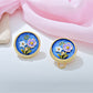 Earedge - Parisian Thin-Wash Floral Stud Earrings