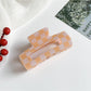 Beau - Checkerboard Macaron Openwork Hair Claw Clip