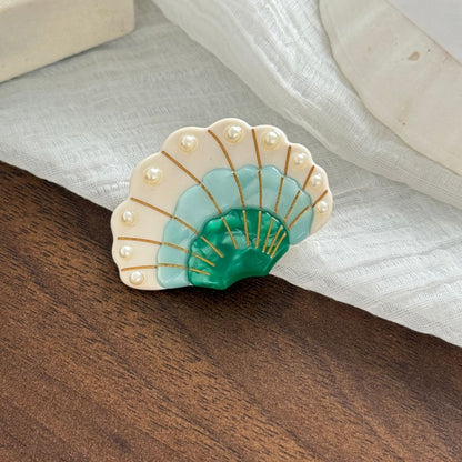 Beau - Ocean Style Acetate Sea Motif Hair Clip