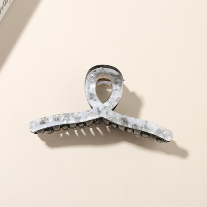Beau - Geometric Line Acetate Fiber Hair Claw Clip