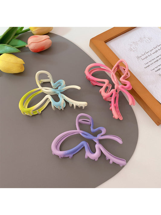 Beau - Gradient Cutout Butterfly Alloy Hair Claw Clip