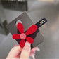 Beau - Small Red Flower Hair Clip