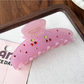 Beau - Cherry Accent Vintage Acetate Hair Claw Clip
