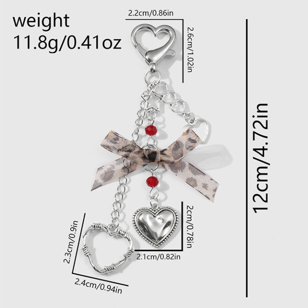 Keypus - Y2K Heart Chain Butterfly Star Keychain