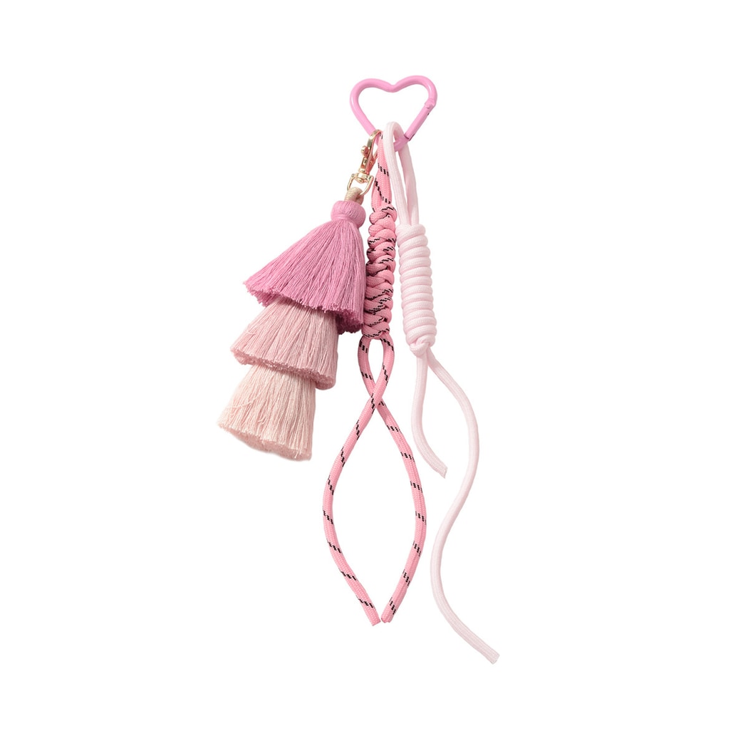 Keypus - Ethnic Style Layered Tassel Woven Cord Keychain