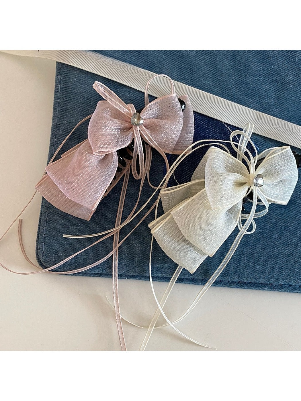Beau - Mesh Bow Hair Clip