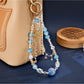 Keypus - Vintage Beaded Butterfly Pendant Phone Charm