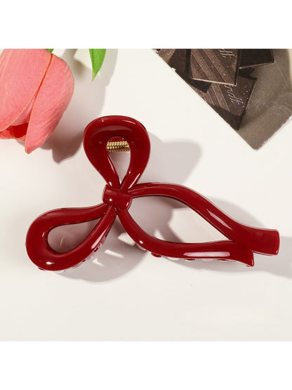 Beau - Large Hollow Out Bow Style Claw Clip