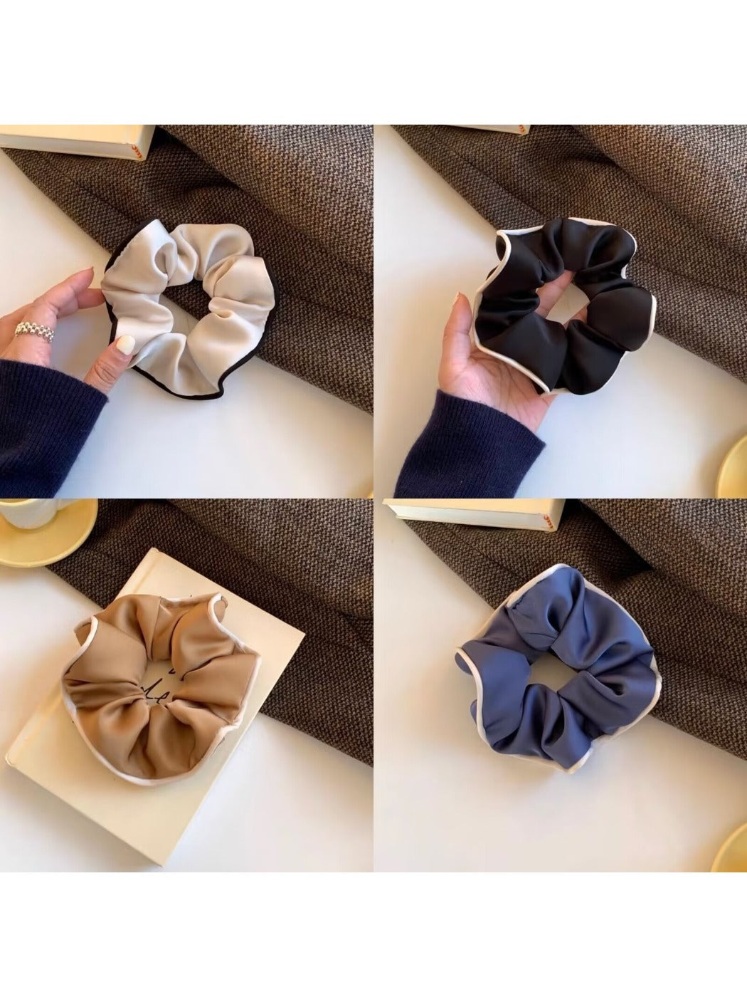 Gifty - Solid Color Gathered Scrunchie