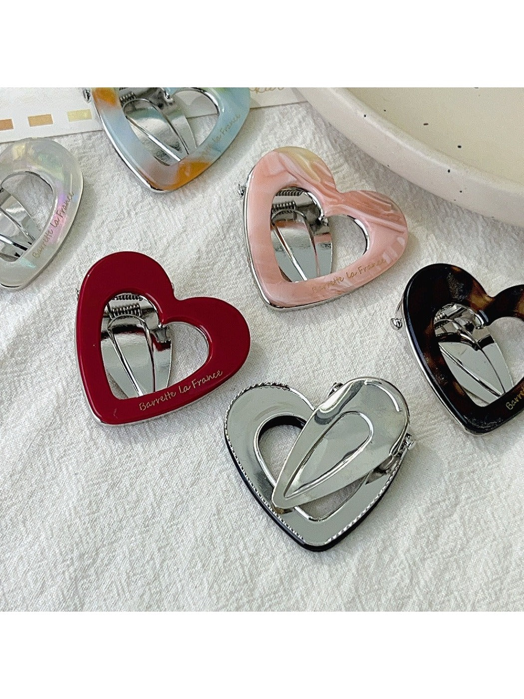 Beau - Valentine's Day Heart Shaped Hair Clip