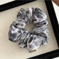 Gifty Dreamy Silky Retro Scrunchie packaged in branded clear plastic bag