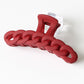 Beau - Solid Color Chain Link Hair Claw Clip