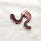 Beau - Retro Glossy Arc Plastic Claw Clip