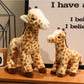 Kuta - Standing Giraffe Plush Toy Soft and Cute