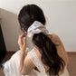Gifty - Mesh Floral Print Polyester Scrunchie Hair Tie